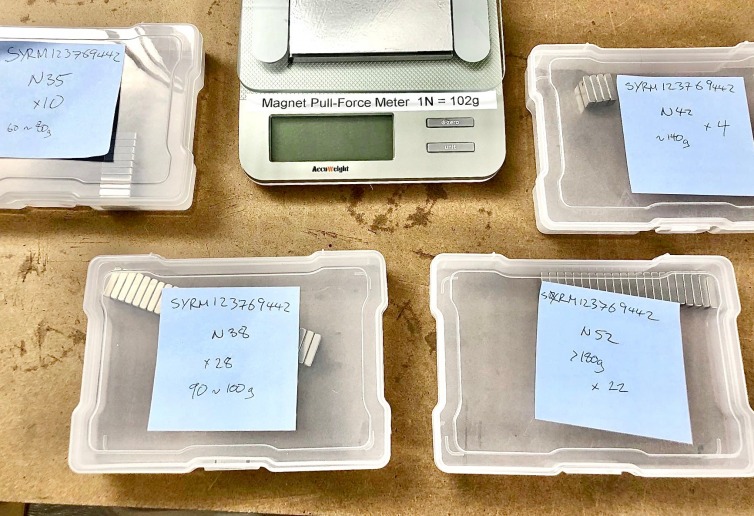 Huge grade variation between magnets in a single order