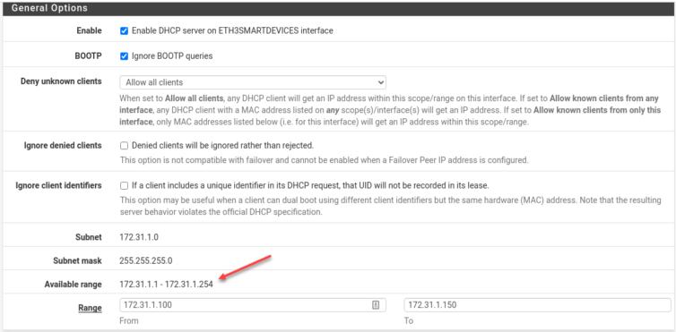 Set up a physical network for the untrusted smart devices