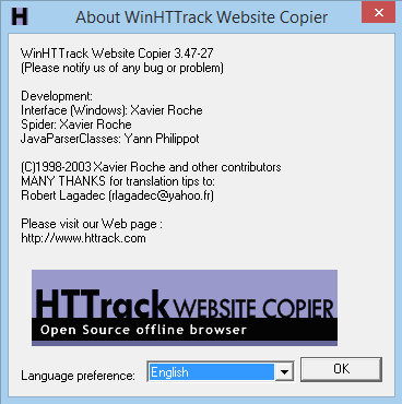 HTTrack Website Copier