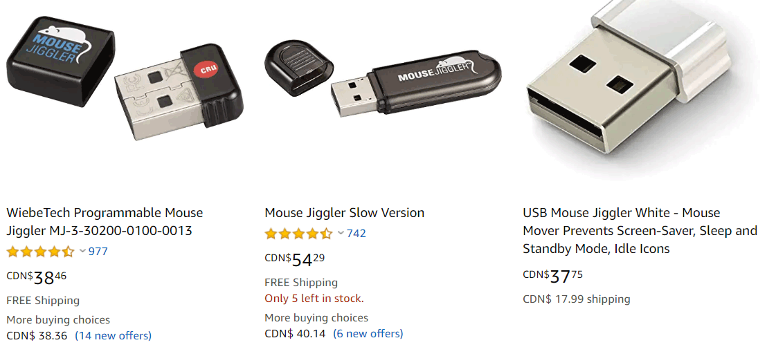 Undetectable USB Mouse Jiggler to Prevent Screensaver